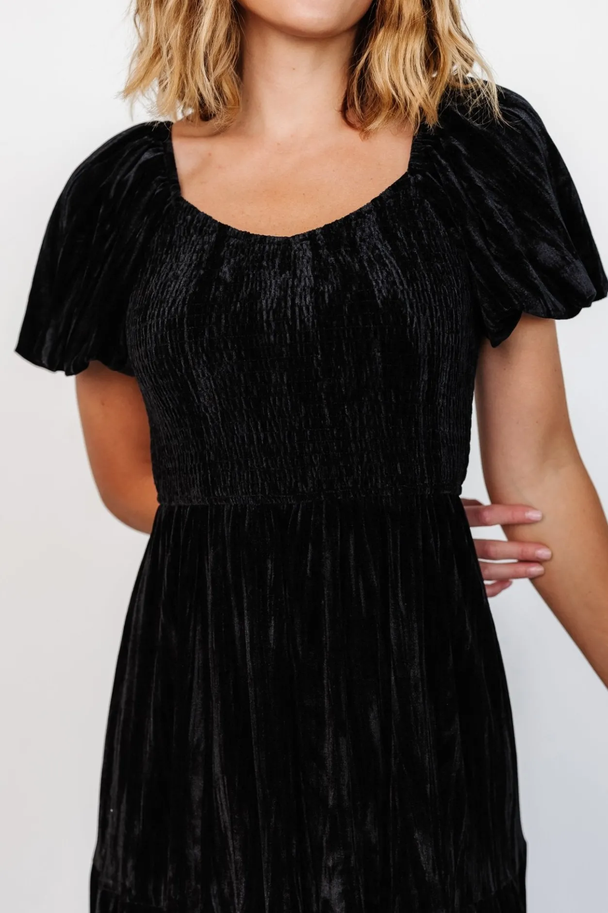 Outlet Baltic Born Colleen Velvet Maxi Dress | Black