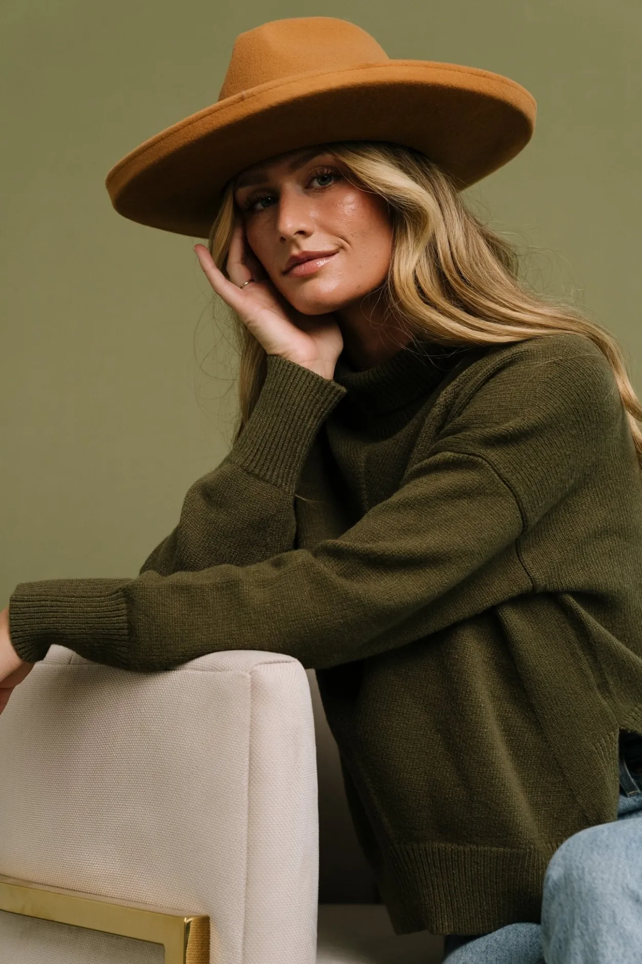 Fashion Baltic Born Collins Knit Sweater | Olive