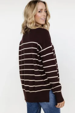 Best Baltic Born Colmar Striped Sweater | Clove + Cream Clove+Cream