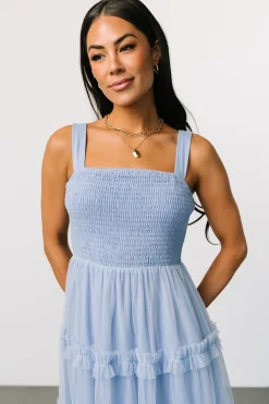 Sale Baltic Born Constance Tulle Maxi Dress | Light Blue LightBlue