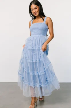 Sale Baltic Born Constance Tulle Maxi Dress | Light Blue LightBlue