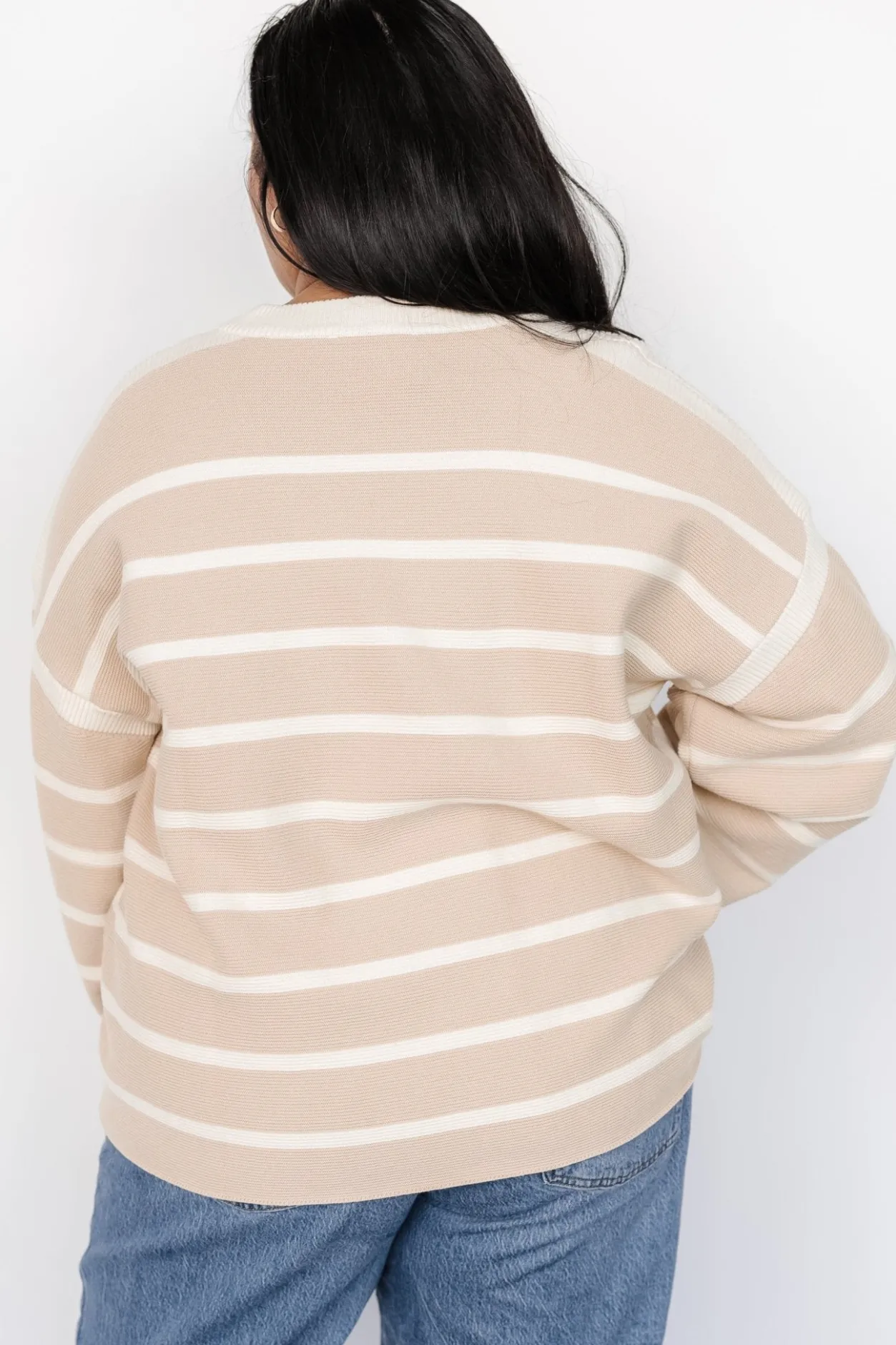 Outlet Baltic Born Conway Striped Sweater | Natural