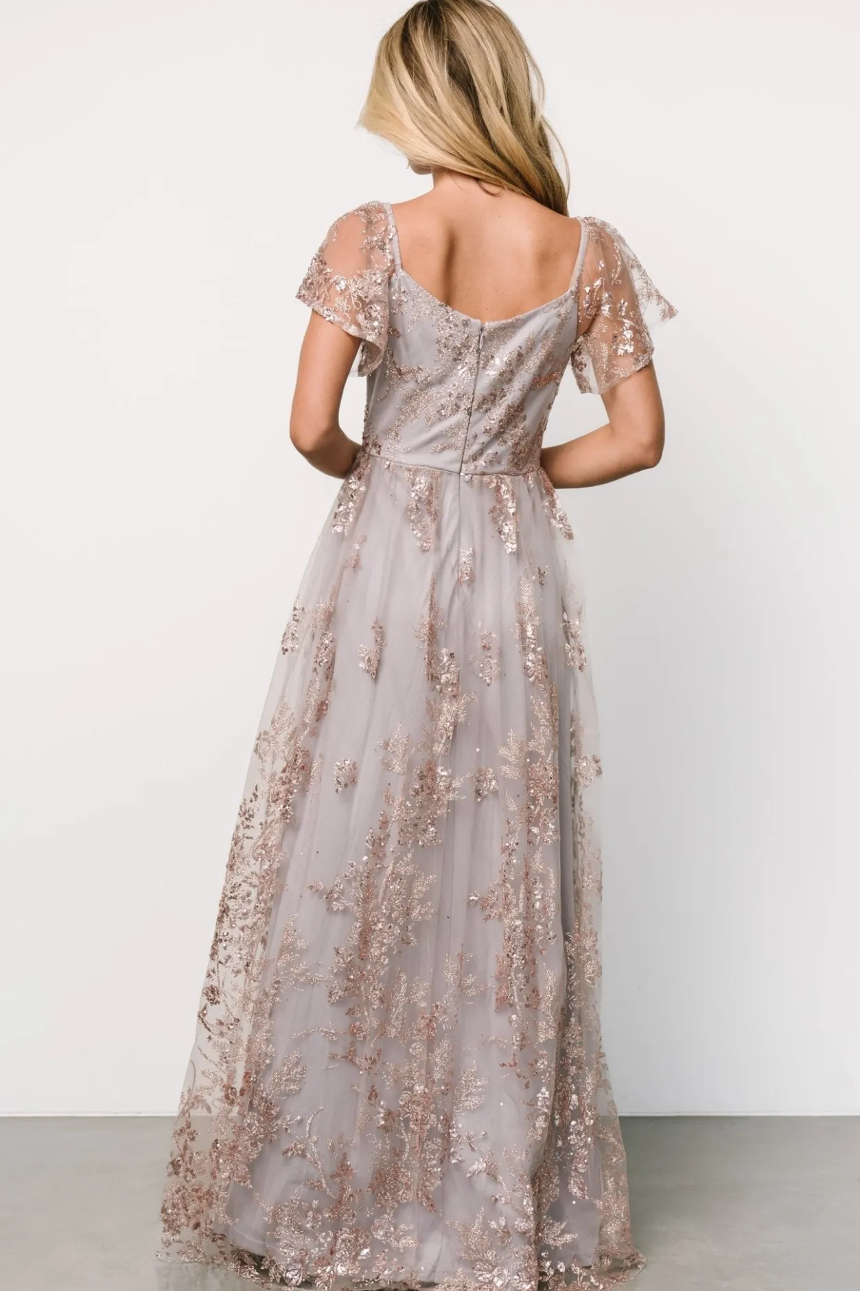 Online Baltic Born Corinne Shimmer Maxi Gown | Lavender