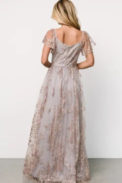 Online Baltic Born Corinne Shimmer Maxi Gown | Lavender