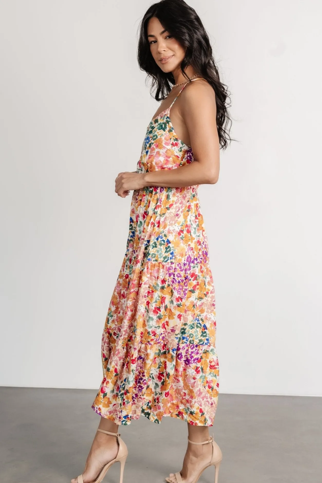 New Baltic Born Coronado Midi Dress | Multi Floral MultiFloral