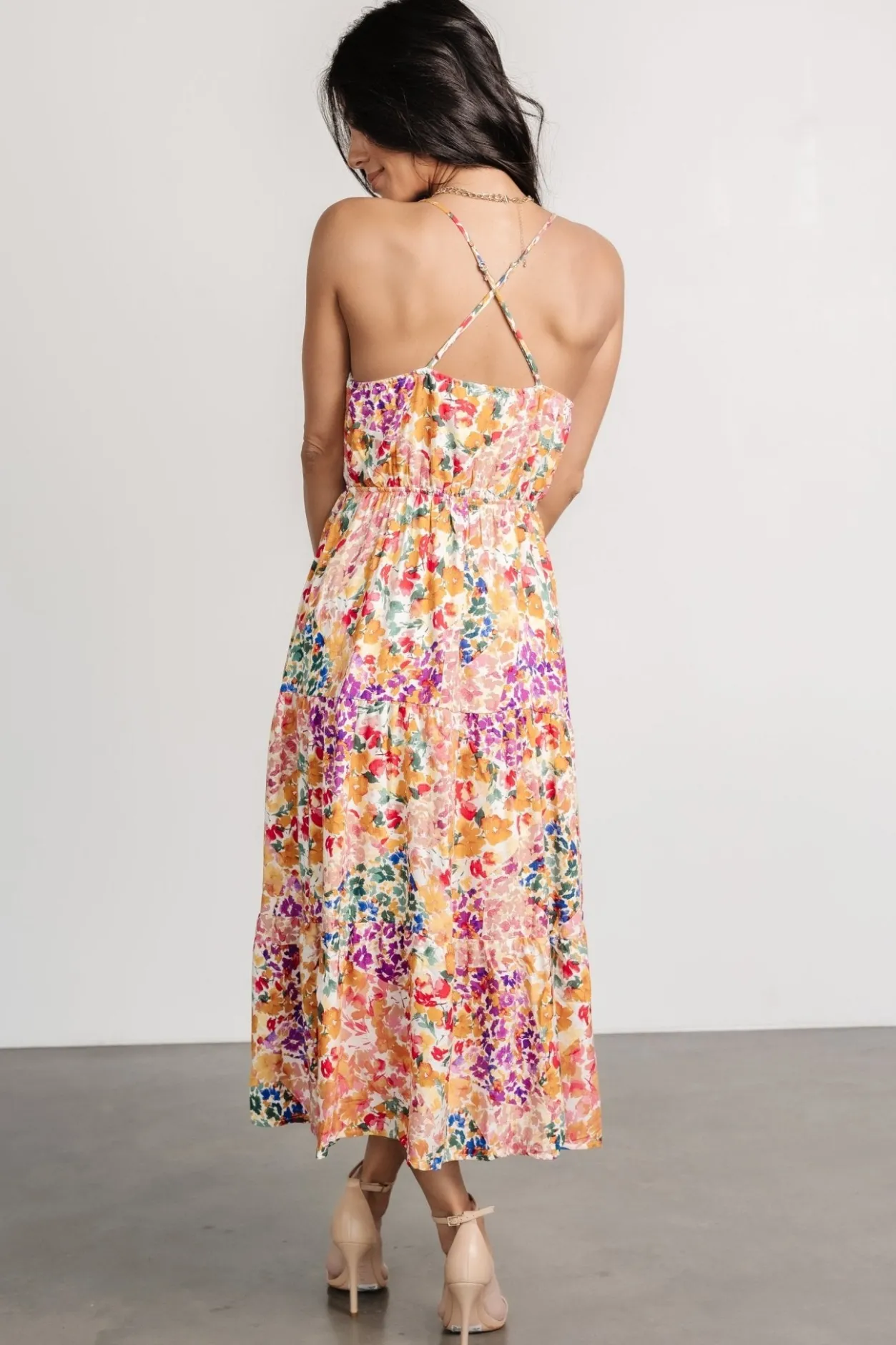New Baltic Born Coronado Midi Dress | Multi Floral MultiFloral