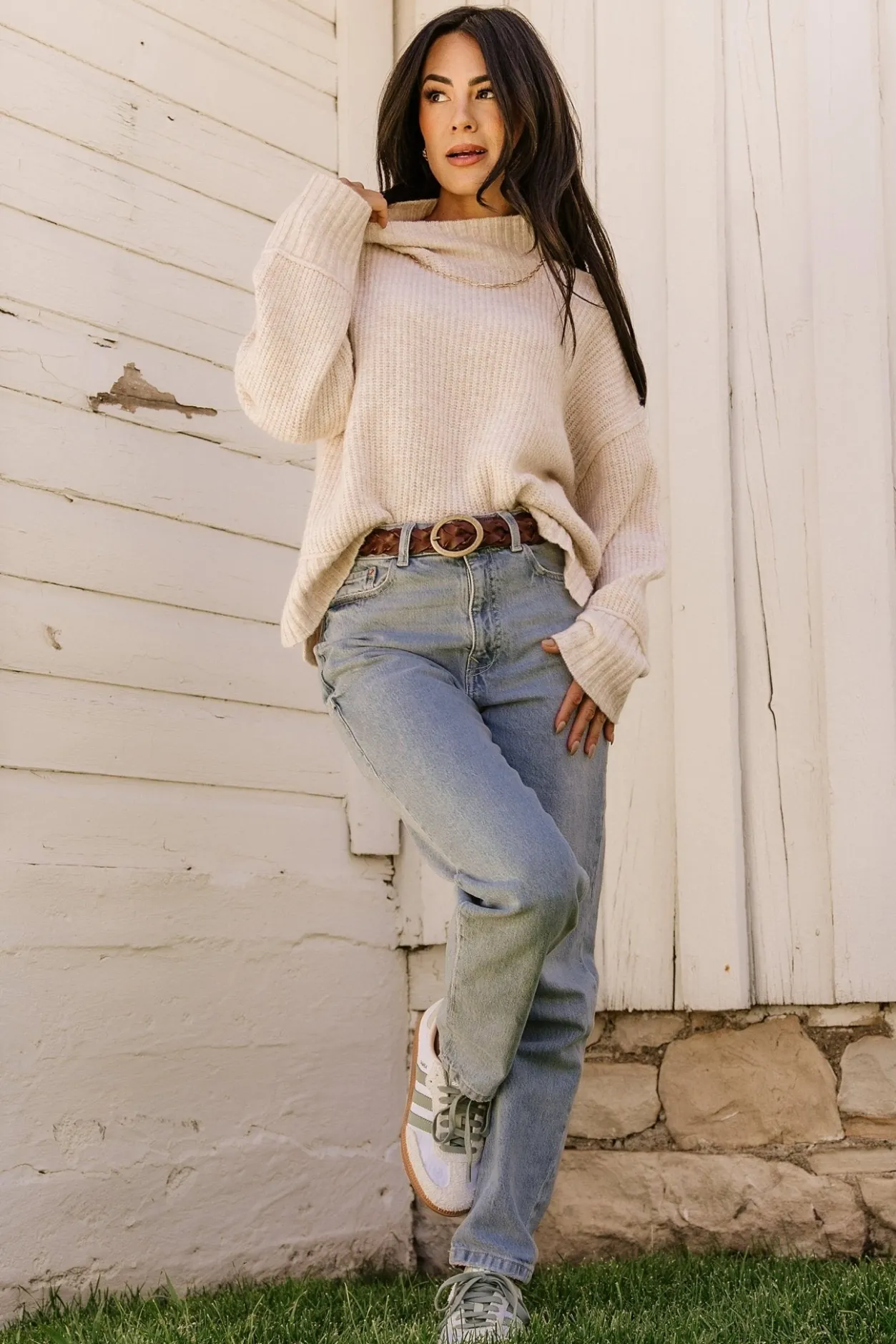 Best Baltic Born Covington Chunky Knit Sweater | Oatmeal