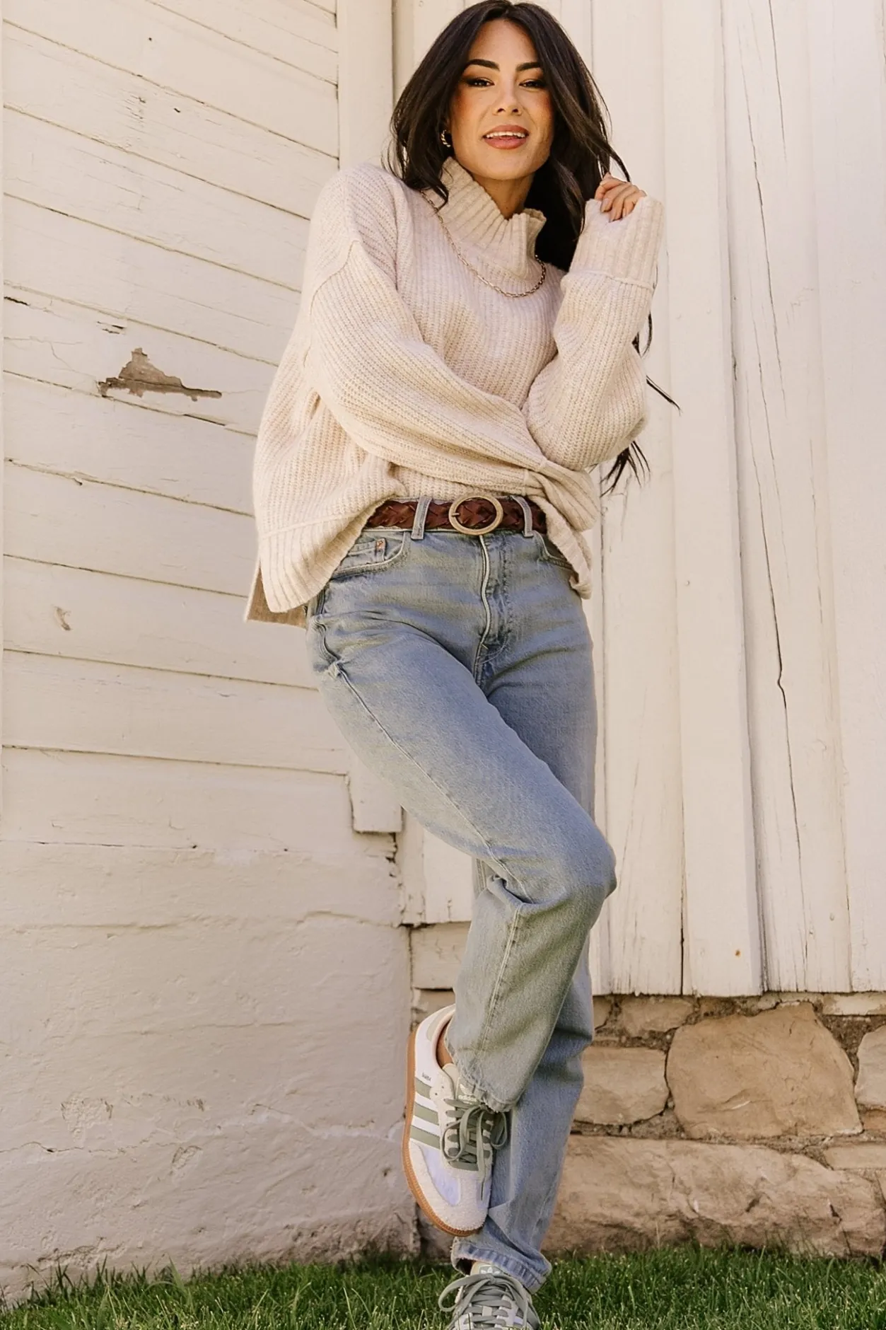 Best Baltic Born Covington Chunky Knit Sweater | Oatmeal