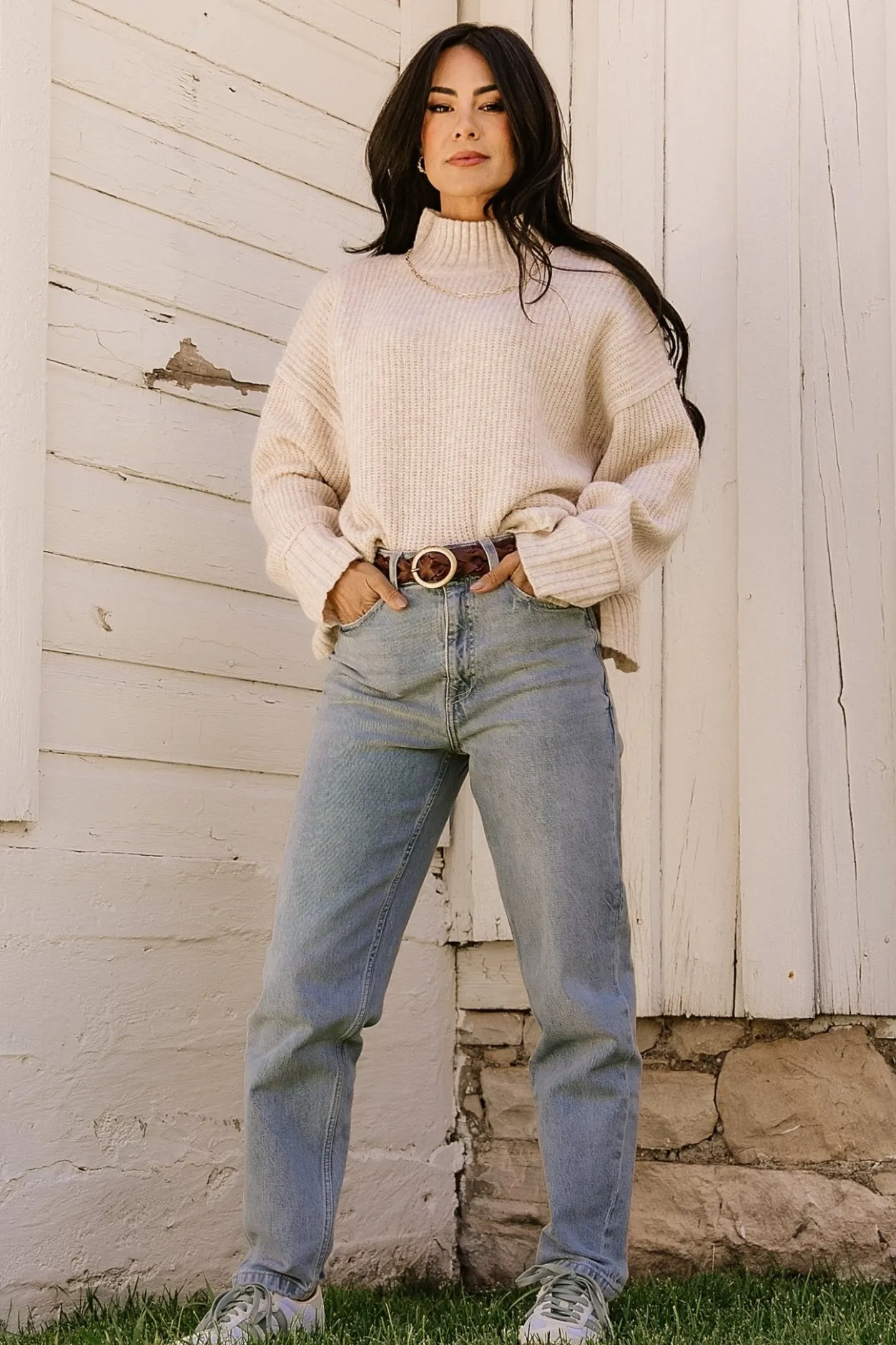 Best Baltic Born Covington Chunky Knit Sweater | Oatmeal
