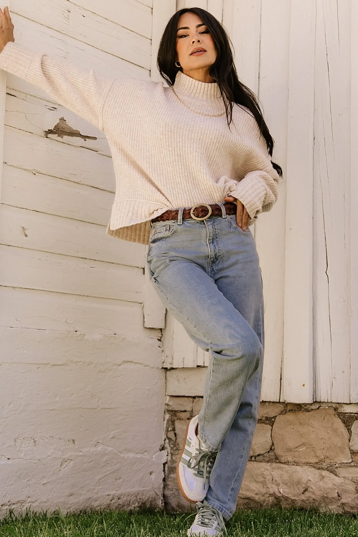 Best Baltic Born Covington Chunky Knit Sweater | Oatmeal