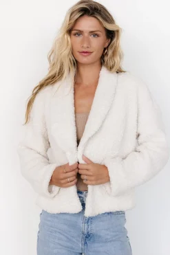Outlet Baltic Born Crest Sherpa Jacket | Off White OffWhite