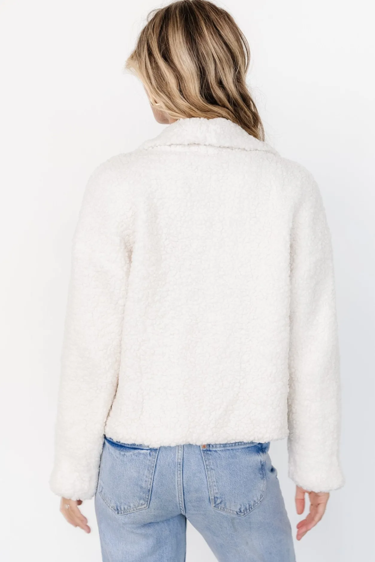 Outlet Baltic Born Crest Sherpa Jacket | Off White OffWhite