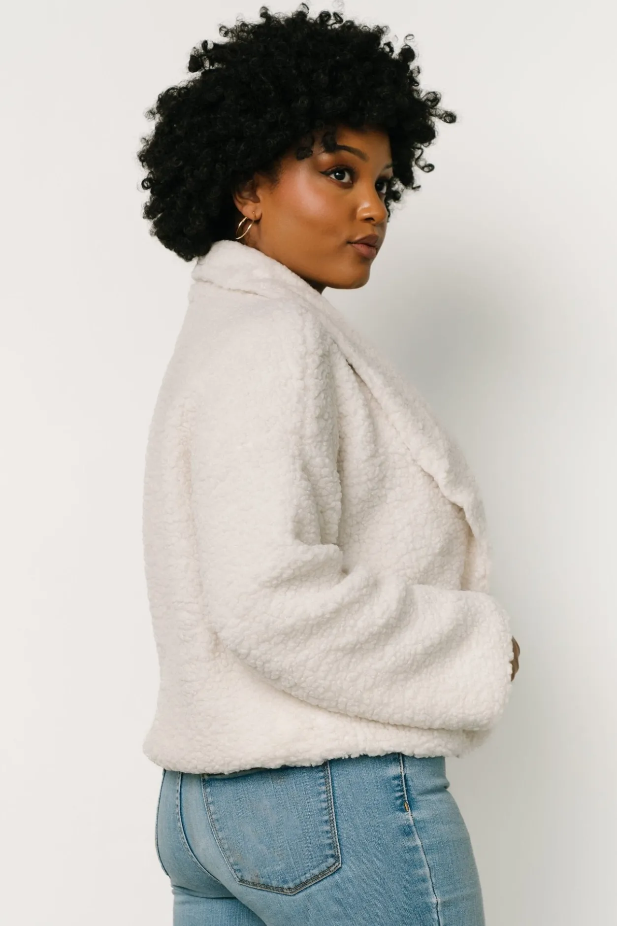 Outlet Baltic Born Crest Sherpa Jacket | Off White OffWhite