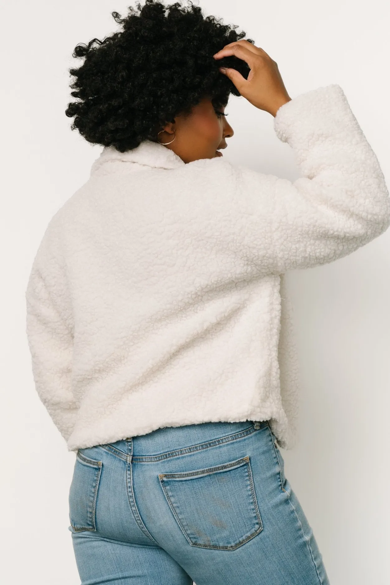 Outlet Baltic Born Crest Sherpa Jacket | Off White OffWhite
