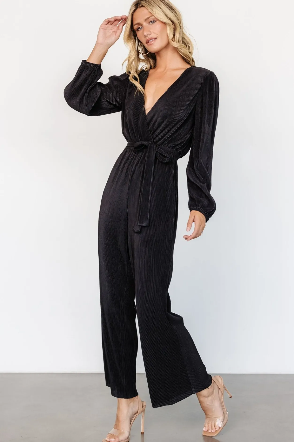 Fashion Baltic Born Croft Pleated Jumpsuit | Black