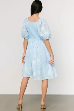 Discount Baltic Born Daisy Short Dress | Blue Floral BlueFloral