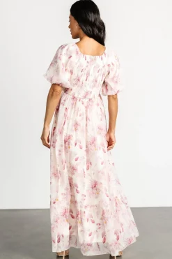 Online Baltic Born Dalia Maxi Dress | Ivory + Mauve Floral Ivory+MauveFloral