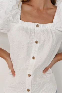 Fashion Baltic Born Dalian Embossed Top | Off White OffWhite