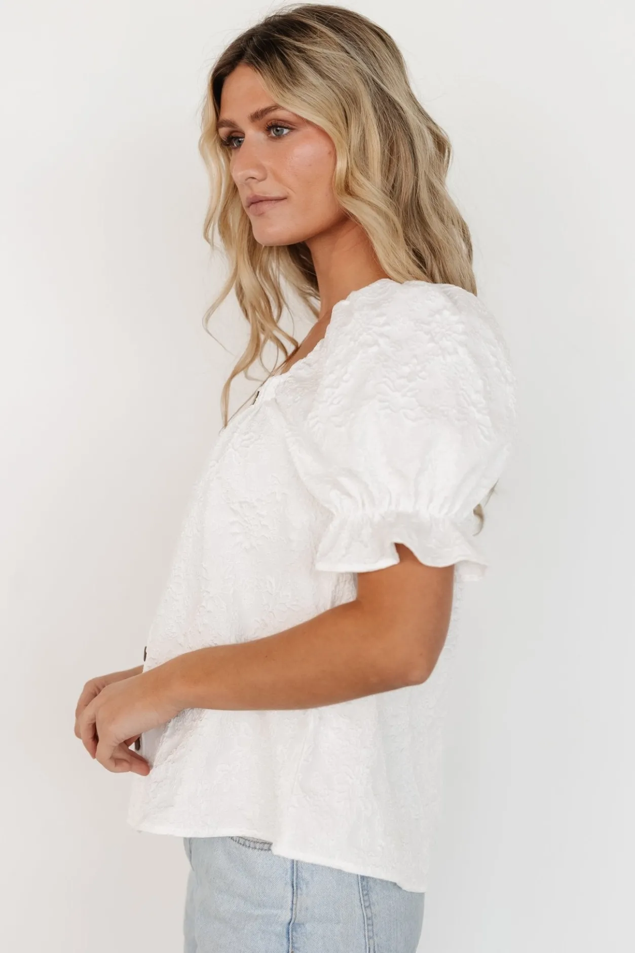 Fashion Baltic Born Dalian Embossed Top | Off White OffWhite