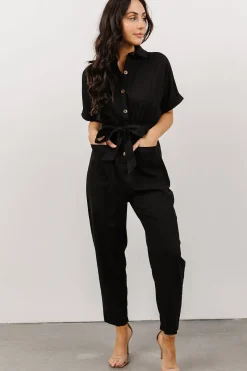 Online Baltic Born Dallas Button Up Jumpsuit | Black