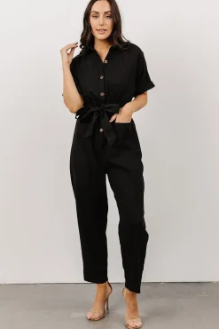 Online Baltic Born Dallas Button Up Jumpsuit | Black