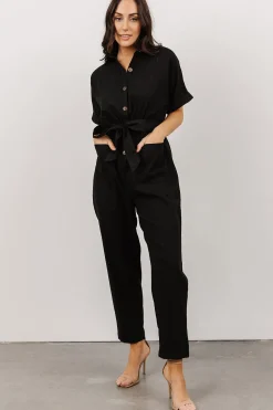 Online Baltic Born Dallas Button Up Jumpsuit | Black