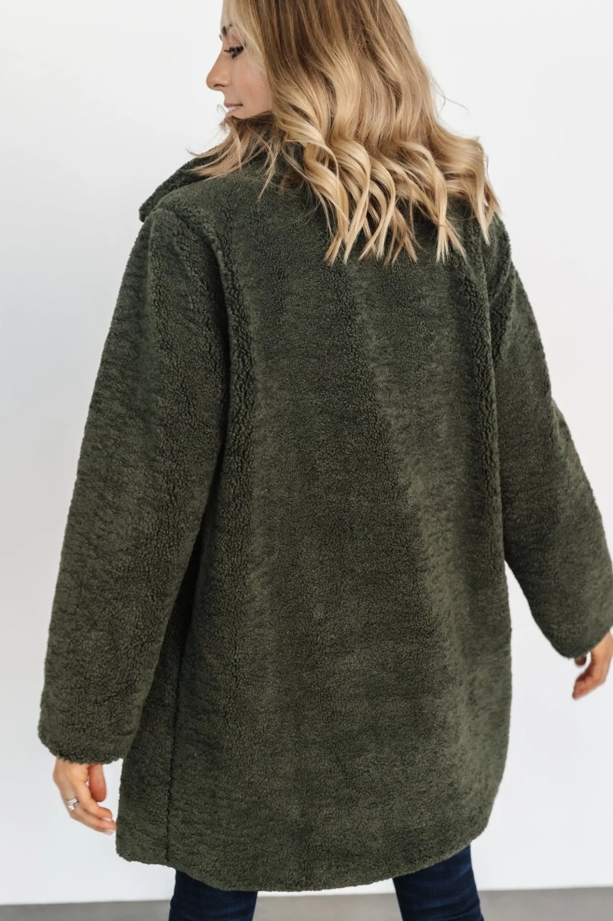 Outlet Baltic Born Damien Sherpa Coat | Dark Green DarkGreen
