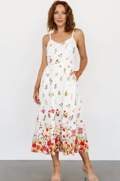 New Baltic Born Daniella Tank Dress | Off White Floral OffWhiteFloral