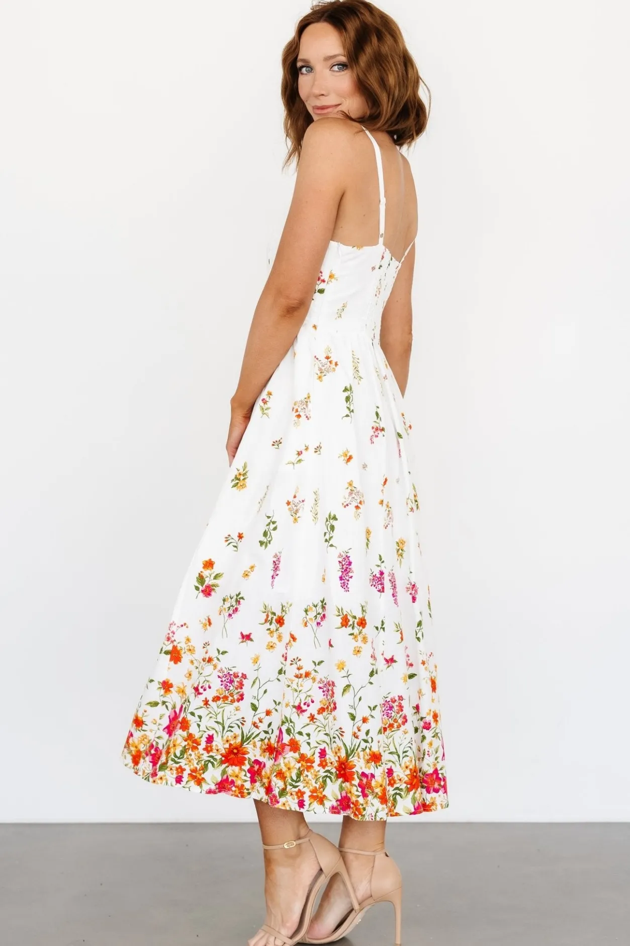 New Baltic Born Daniella Tank Dress | Off White Floral OffWhiteFloral