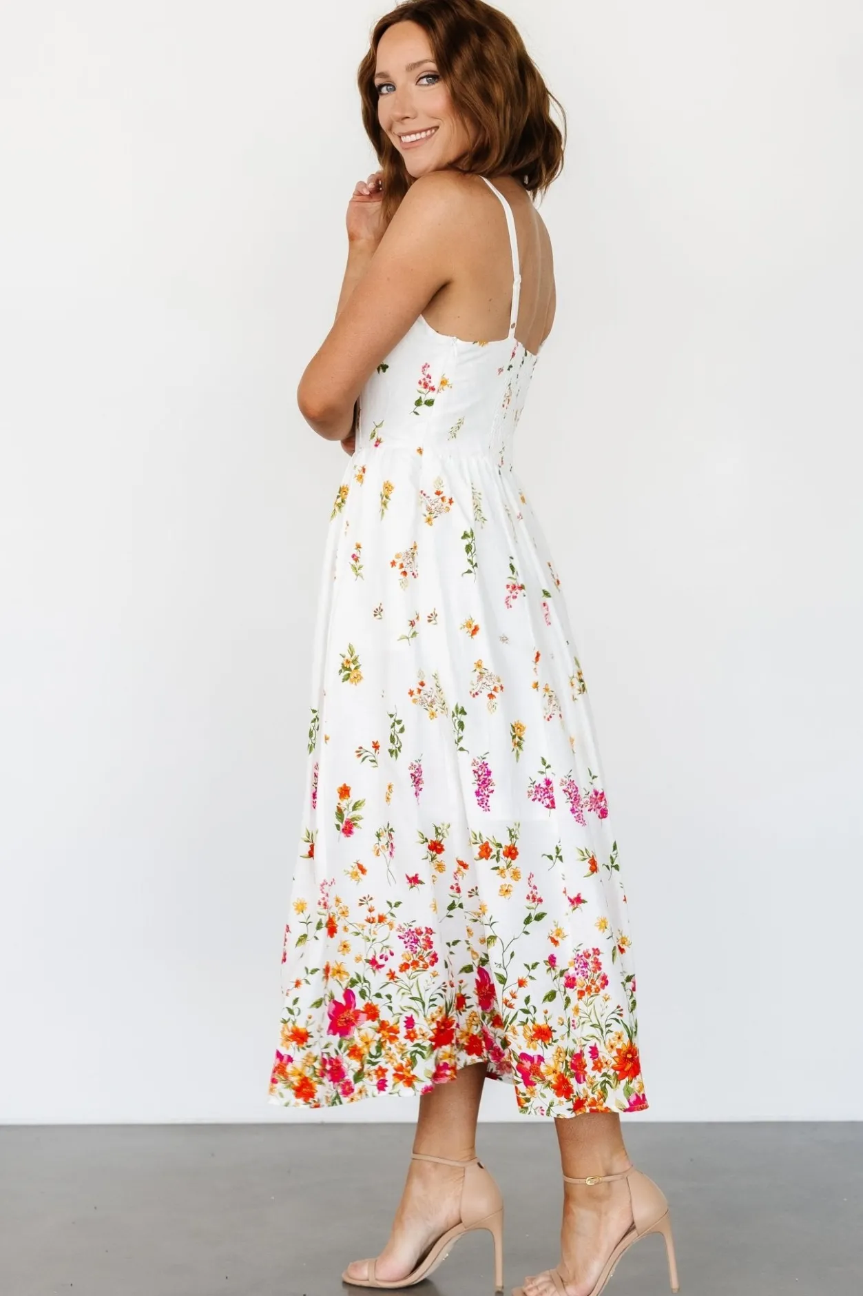New Baltic Born Daniella Tank Dress | Off White Floral OffWhiteFloral