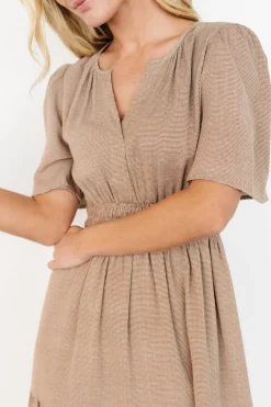 New Baltic Born Danielle Tiered Maxi Dress | Brown Print BrownPrint