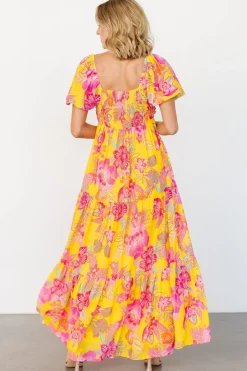 Sale Baltic Born Darla Maxi Dress | Yellow + Pink Floral Yellow+PinkFloral