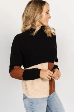 Sale Baltic Born Dawson Knit Sweater | Black Multi BlackMulti