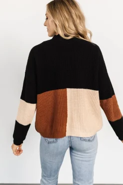 Sale Baltic Born Dawson Knit Sweater | Black Multi BlackMulti