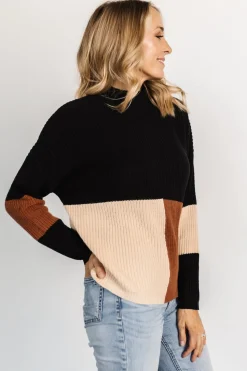 Sale Baltic Born Dawson Knit Sweater | Black Multi BlackMulti