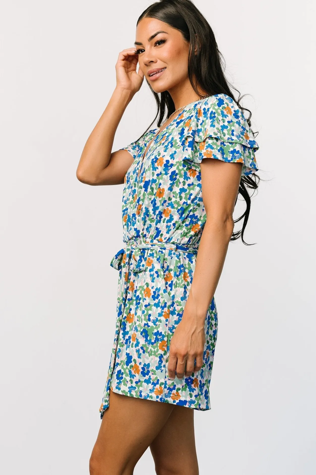Online Baltic Born Daytona Romper | Blue + Green Multi Blue+GreenMulti