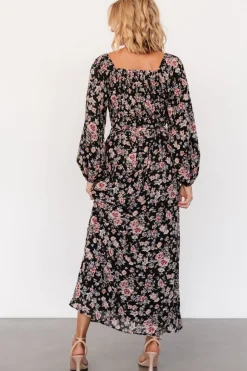 Hot Baltic Born Della Dress | Black Multi Floral BlackMultiFloral