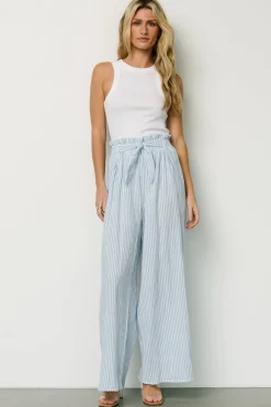 Online Baltic Born Delphi Wide Leg Pants | Blue Stripe BlueStripe