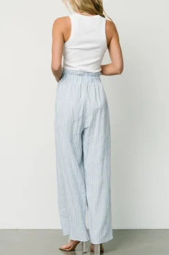 Online Baltic Born Delphi Wide Leg Pants | Blue Stripe BlueStripe