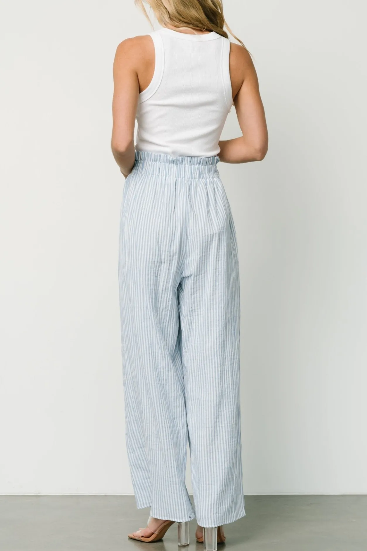 Online Baltic Born Delphi Wide Leg Pants | Blue Stripe BlueStripe