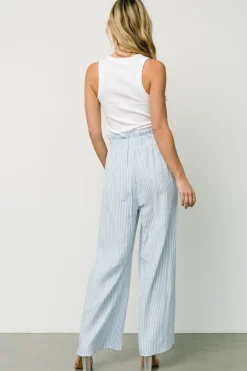 Online Baltic Born Delphi Wide Leg Pants | Blue Stripe BlueStripe