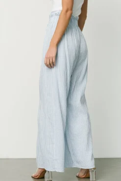 Online Baltic Born Delphi Wide Leg Pants | Blue Stripe BlueStripe