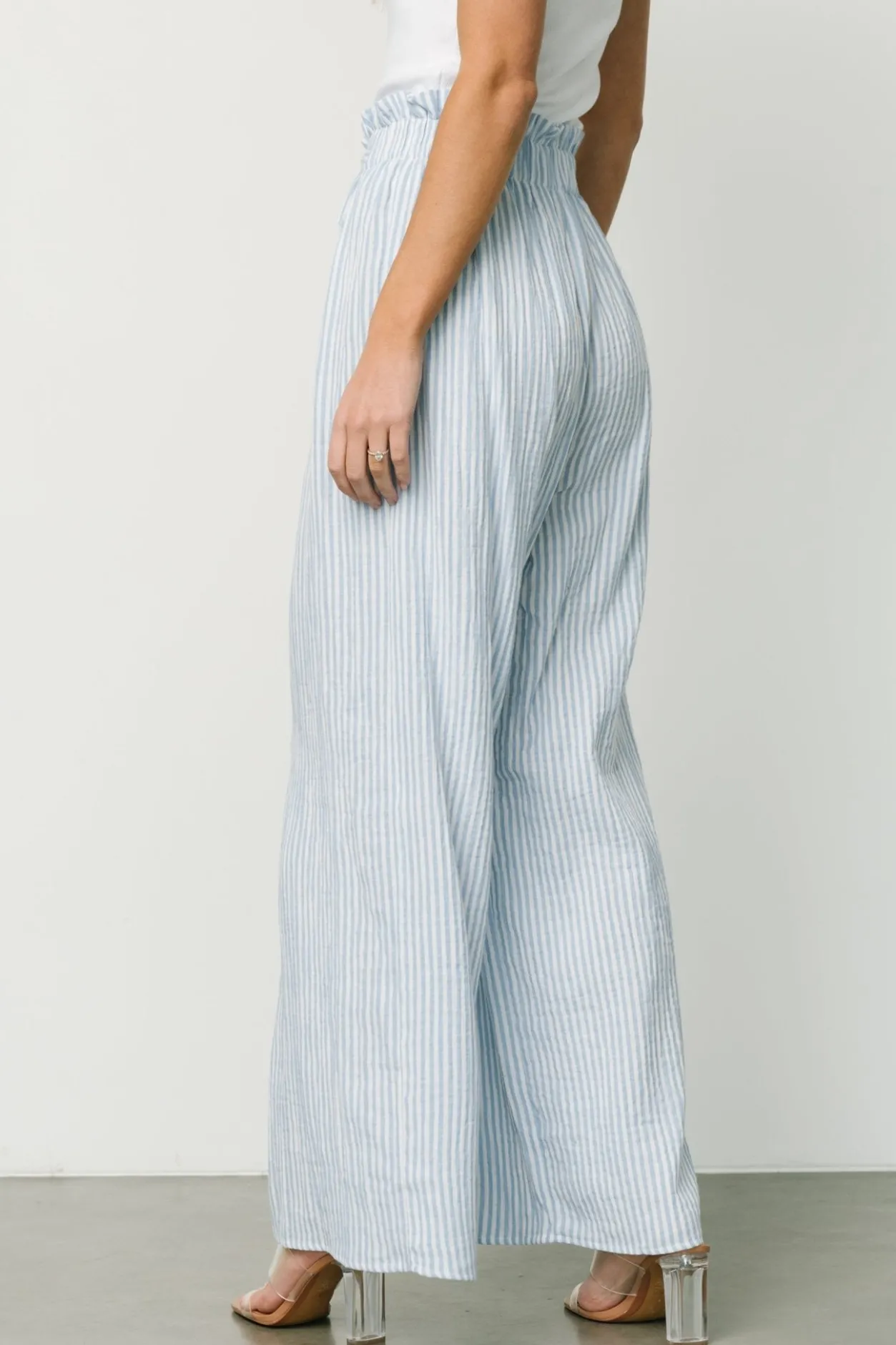 Online Baltic Born Delphi Wide Leg Pants | Blue Stripe BlueStripe