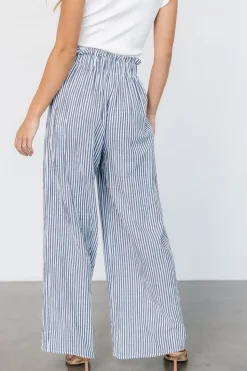 Online Baltic Born Delphi Wide Leg Pants | Navy Stripe NavyStripe