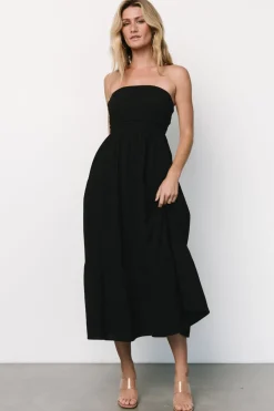 Clearance Baltic Born Delray Strapless Dress | Black