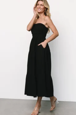 Clearance Baltic Born Delray Strapless Dress | Black