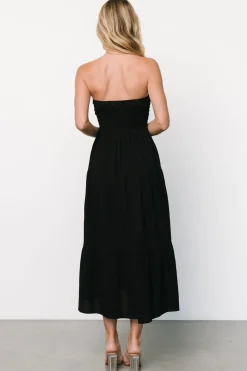 Clearance Baltic Born Delray Strapless Dress | Black