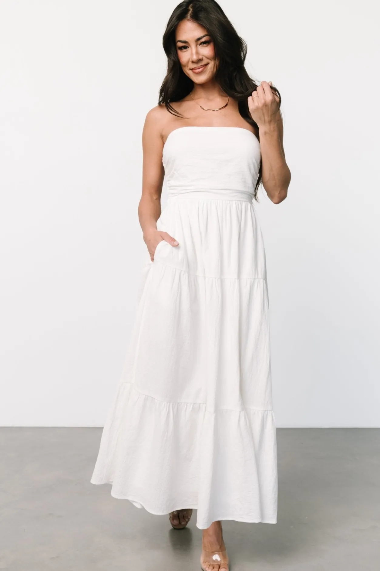 Online Baltic Born Delray Strapless Dress | Off White OffWhite