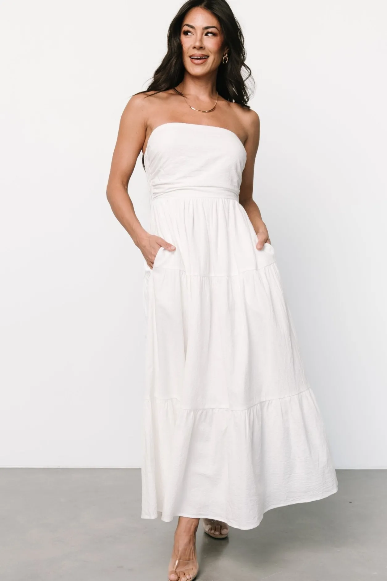 Online Baltic Born Delray Strapless Dress | Off White OffWhite