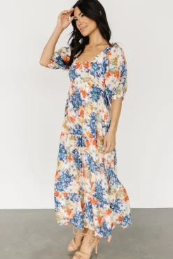 Outlet Baltic Born Denton Midi Dress | Blue Multi BlueMulti